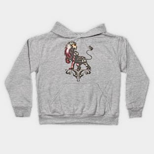 Awesome fantasy lion Kids Hoodie